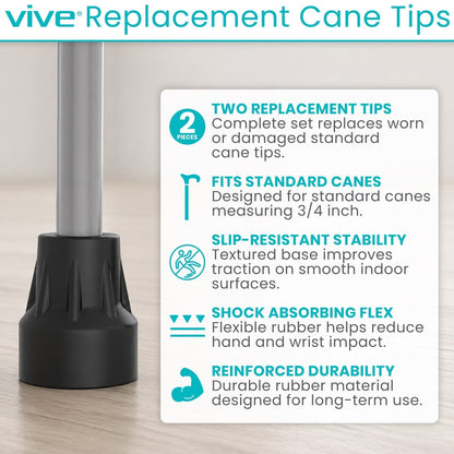 Replacement Cane Tips