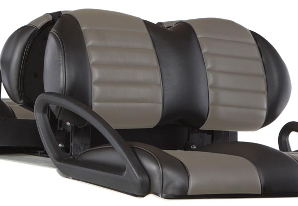Premium Black & Grey Rear Seat Back