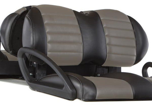 Premium Black & Grey Rear Seat Bottom