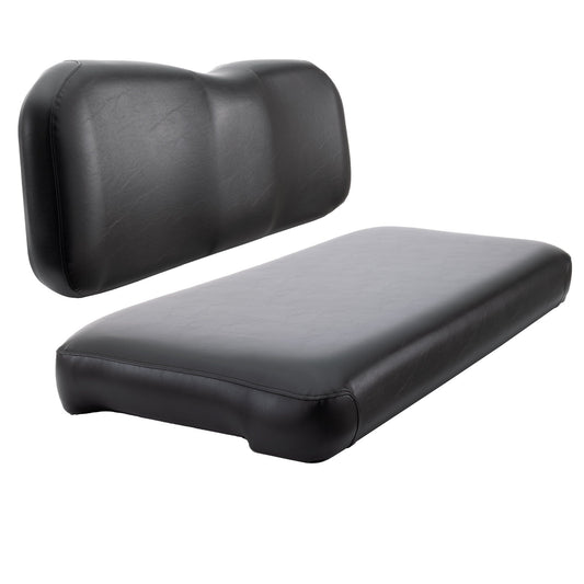 Club Car Precedent and Tempo Rear Flip Seat Frame Cushions - Black