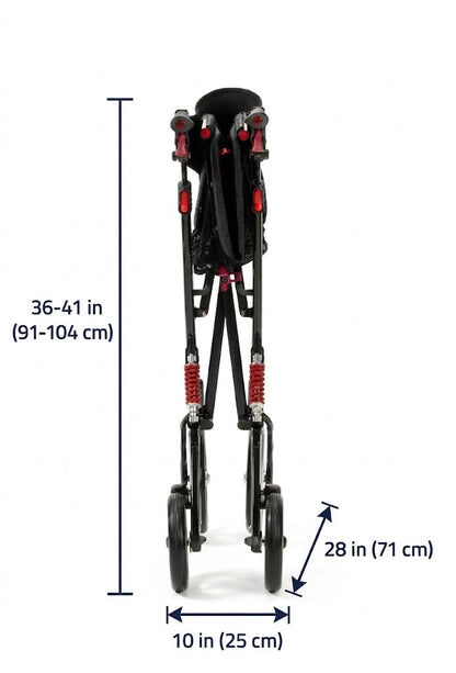 Drive Medical Nitro Heavy Duty Rollator 10266HD-BK