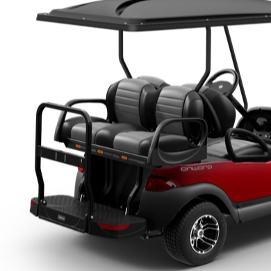 Premium Black & Grey Rear Seat Back
