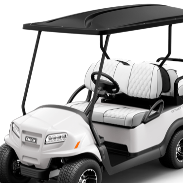 Elite Bright White Seat Double-Diamond Silver Rush Front Seat Bottom
