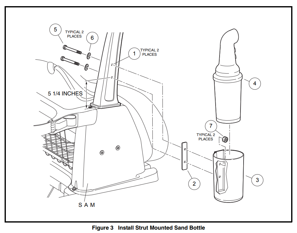 Club Car Genuine OEM Single Sand Bottle Kit